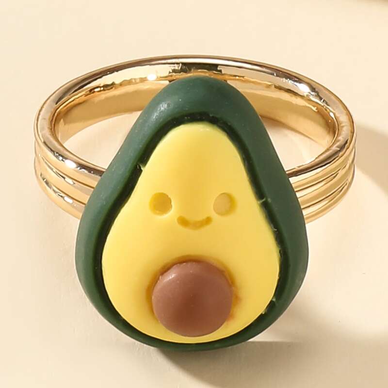 

Fruit Decor Ring, Gold