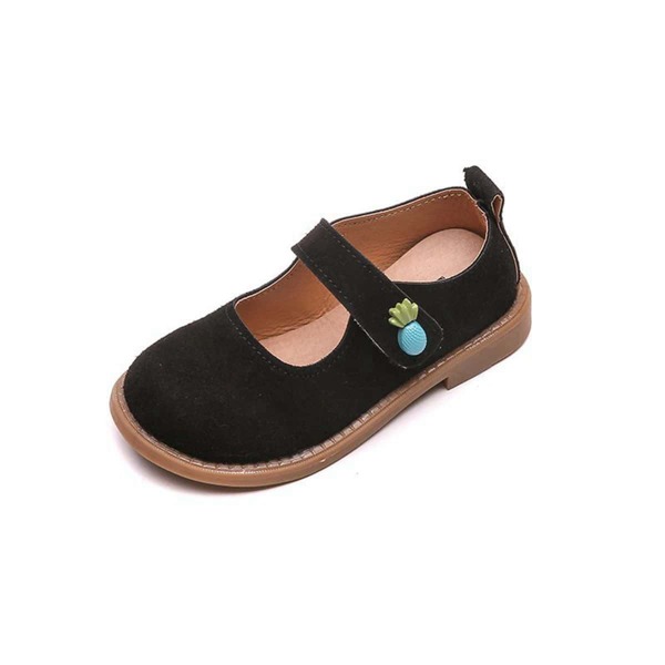 

Toddler Girls Fruit Decor Flats, Black