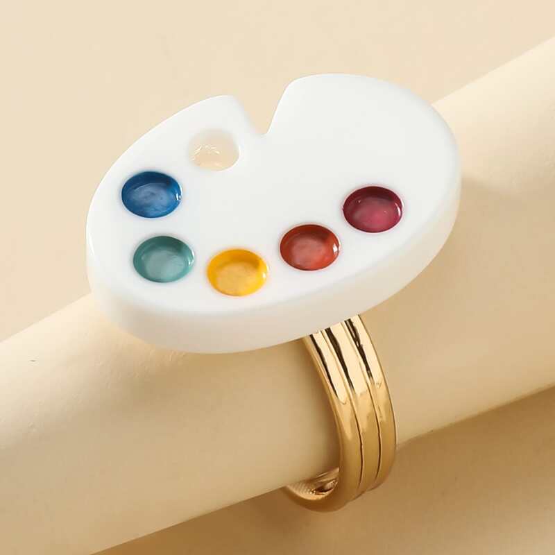 

Painting Board Decor Ring, Multicolor