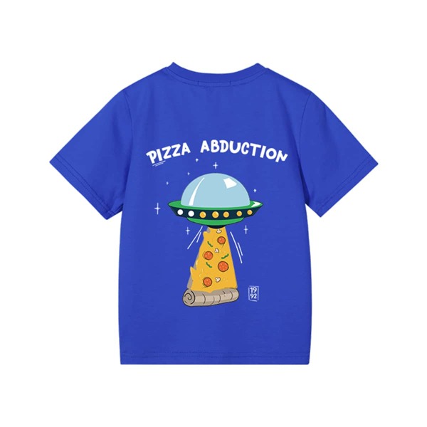 

Boys Letter and Cartoon Graphic Top, Bright royal blue