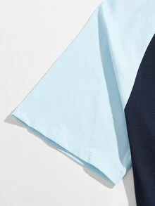 Manfinity Hypemode Men Colour Block Raglan Sleeve Tee - Multicolor - View 3