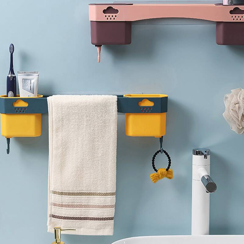 

1pc Bathroom Multifunction Storage Rack, Multicolor