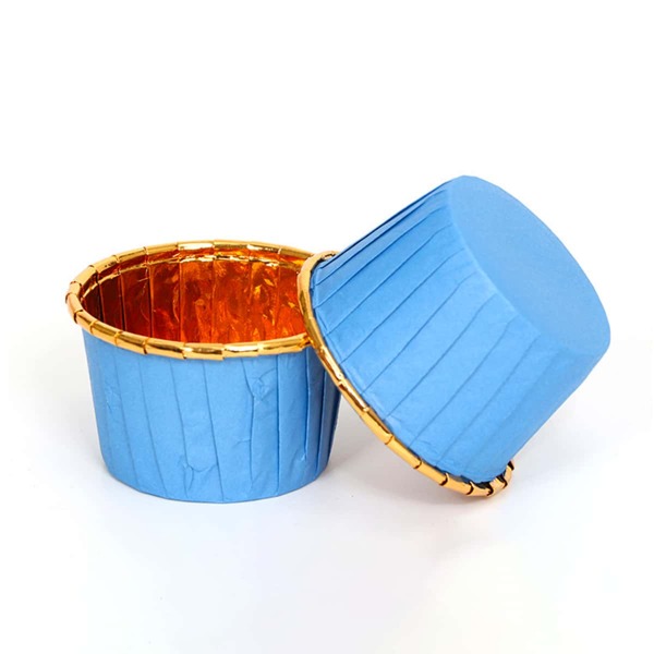 

10pcs Plain Cupcake Liner, Blue