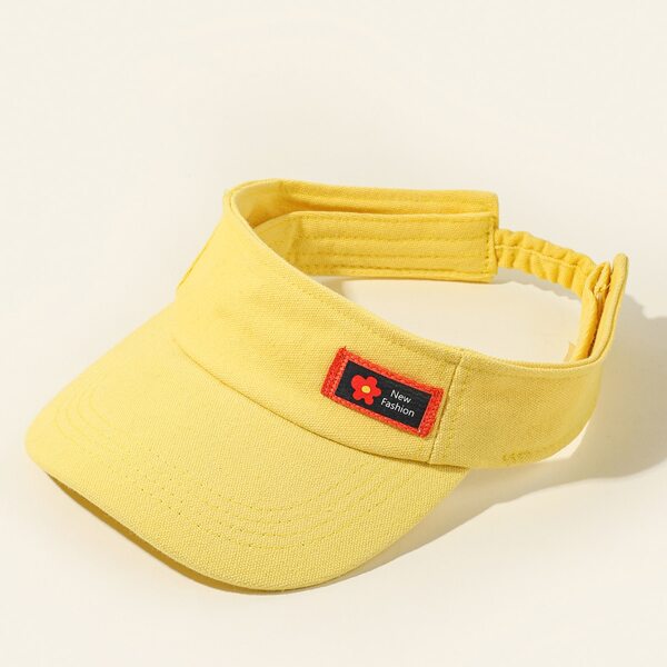 

Patch Decor Visor Hat, Yellow