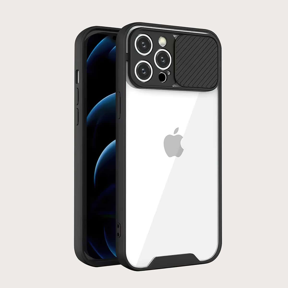 

Simple Phone Case With Camera Cover, Black