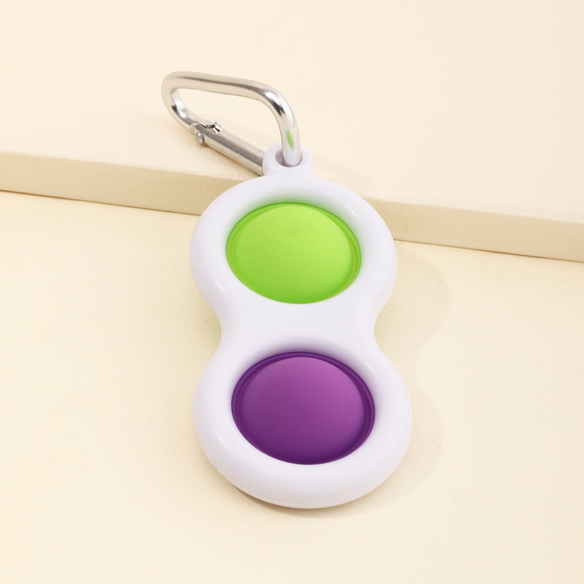 

Color Block Keychain, Multicolor