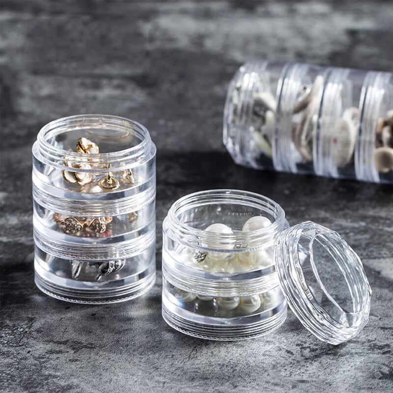 

1pc Clear Layered Jewelry Box