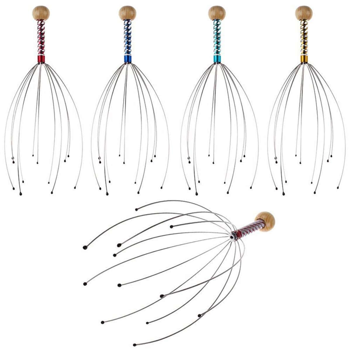

1pc Head Massager, Multicolor