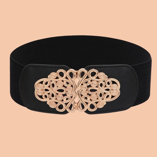 

Simple Wide Belt, Black