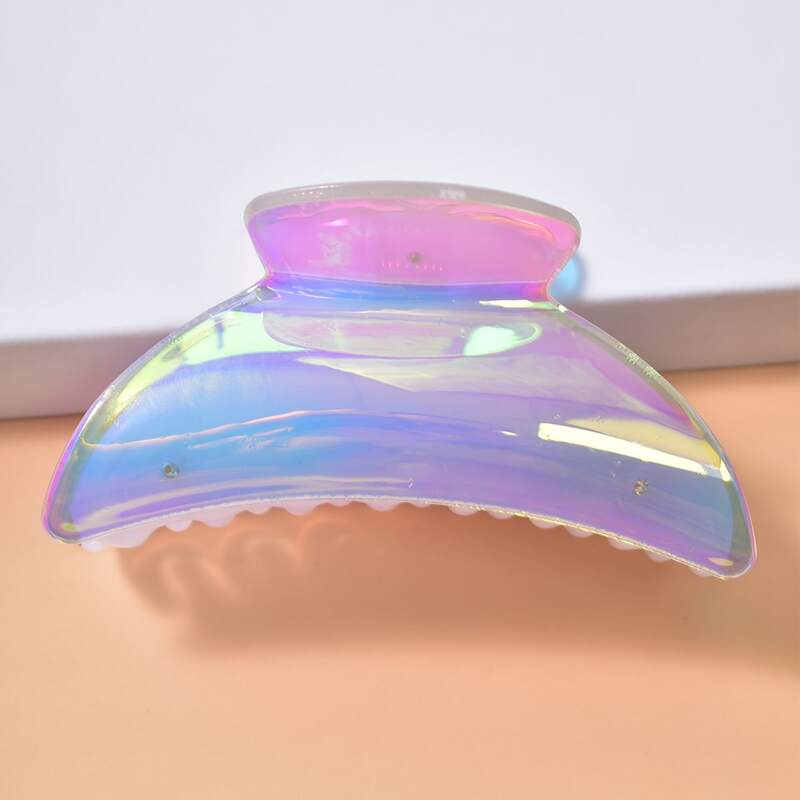 

Acrylic Hair Claw, White