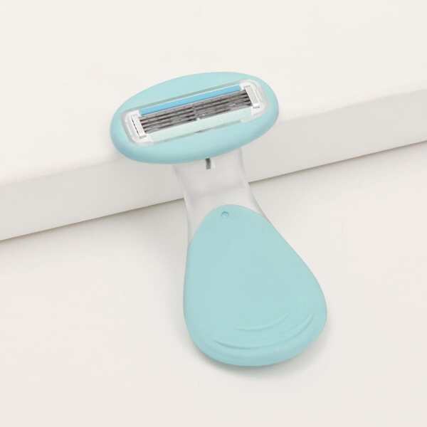 

1pc Stainless Steel Hair Shaving Knife, Blue