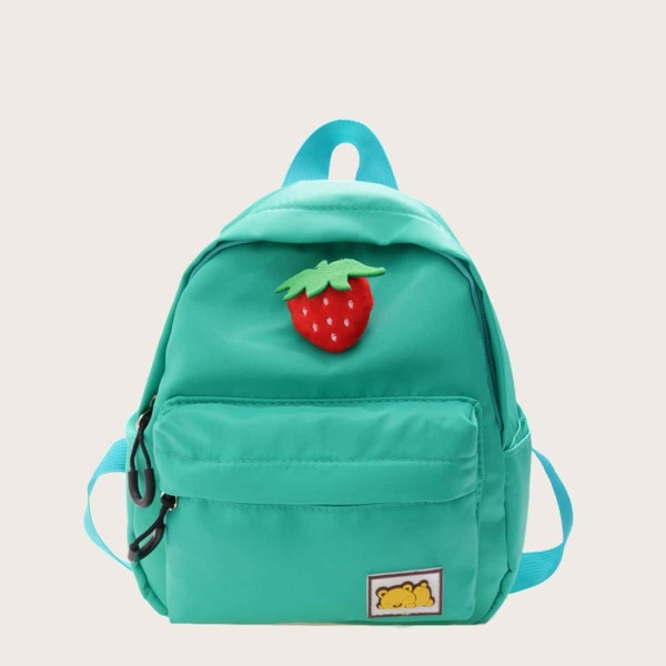 

Kids Strawberry Decor Backpack, Green