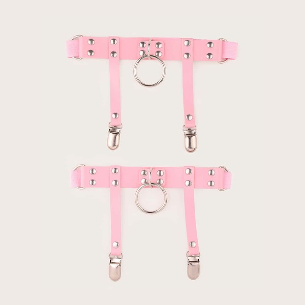 

2pcs Ring Decor Garter, Pink