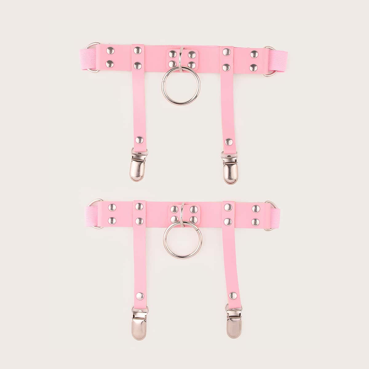 

2pcs Ring Decor Garter, Pink