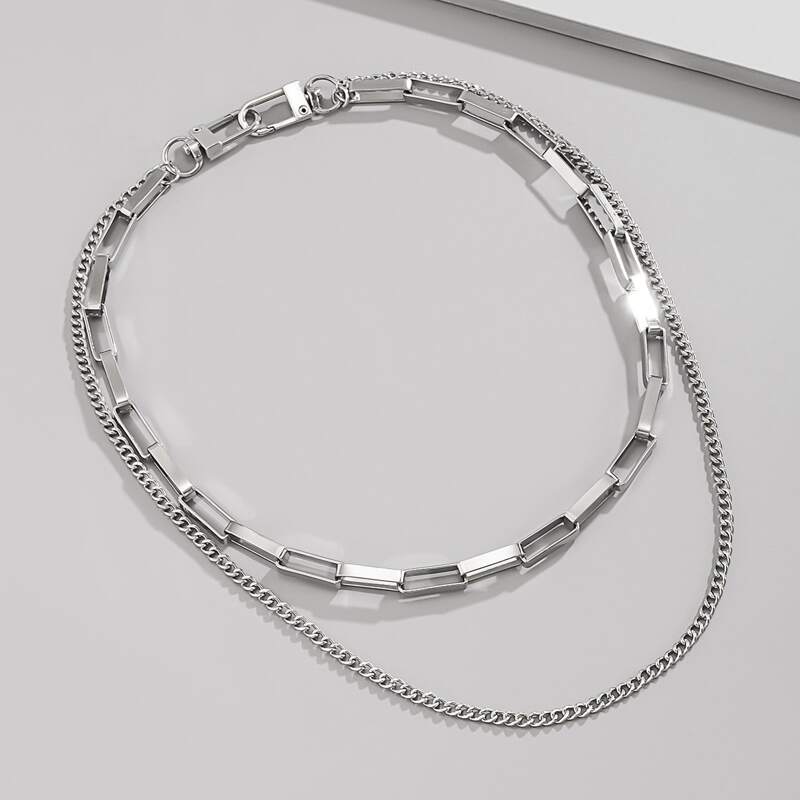 

Layered Pants Chain, Silver