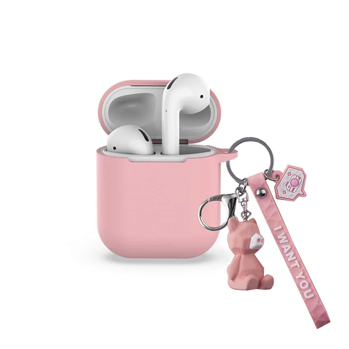 

Dinosaur Earphone Case For Airpods, Pink