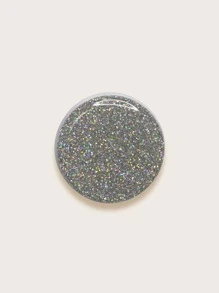Glitter Stand-Out Phone Grip - Silver - View 1