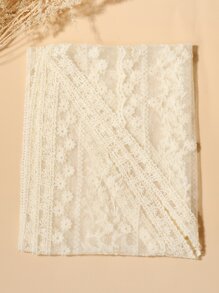 1 chiếc khăn quàng cổ - trắng - Xem 3