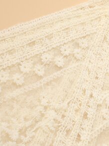 1 chiếc khăn quàng cổ - trắng - Xem 4