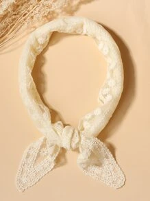 1 chiếc khăn quàng cổ - trắng - Xem 5