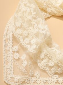 1 chiếc khăn quàng cổ - trắng - Xem 7