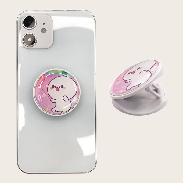 

Cartoon Graphic Stand-Out Phone Grip, Multicolor