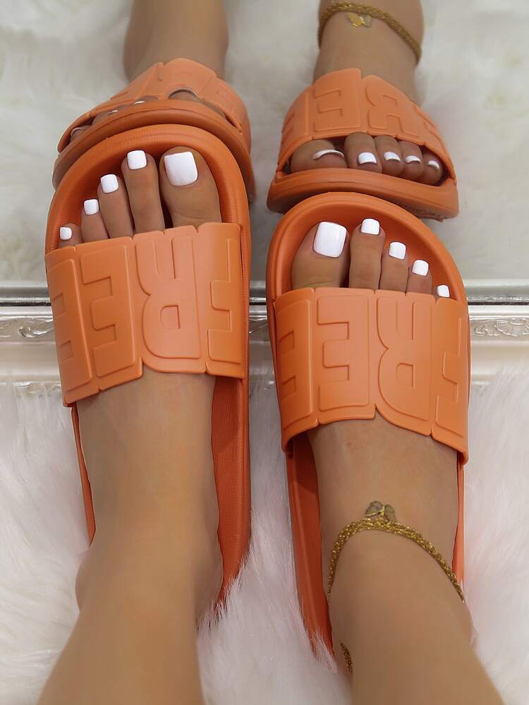 Letter Graphic Slides - Orange - View 3