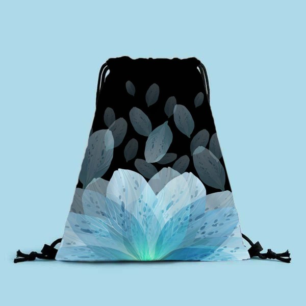

Petal Graphic Drawstring Backpack, Multicolor