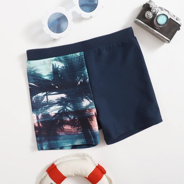 

Toddler Boys Palm Tree Print Swim Shorts, Multicolor