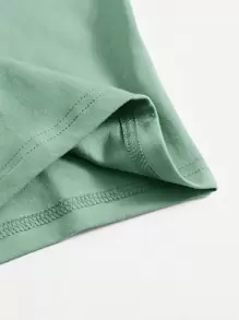 Muchica 素色短版背心上衣 - 薄荷綠 - 查看 3