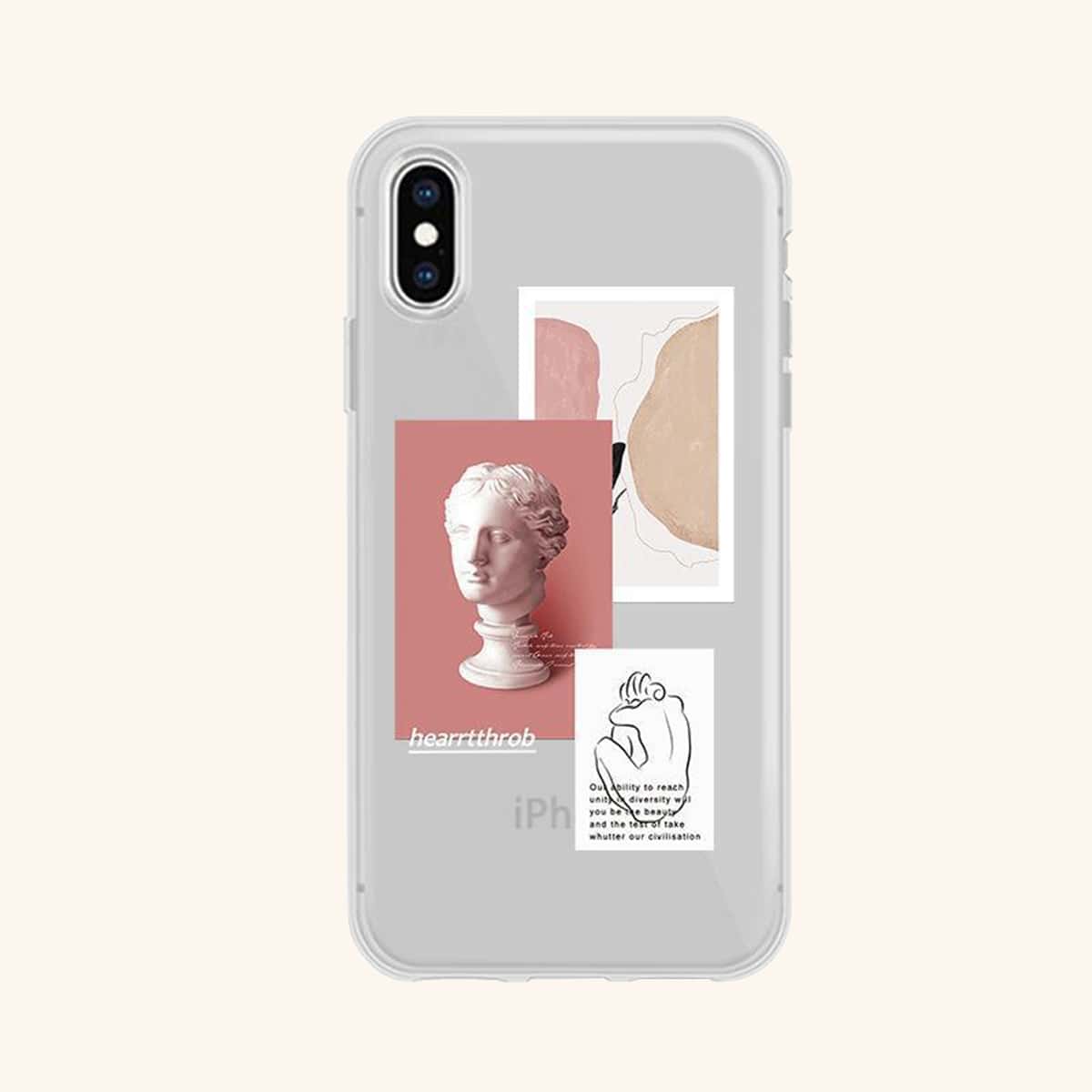 

Sculpture Graphic Phone Case, Multicolor