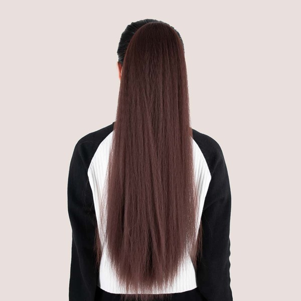 

Long Straight Ponytail Hair Extension, Brown