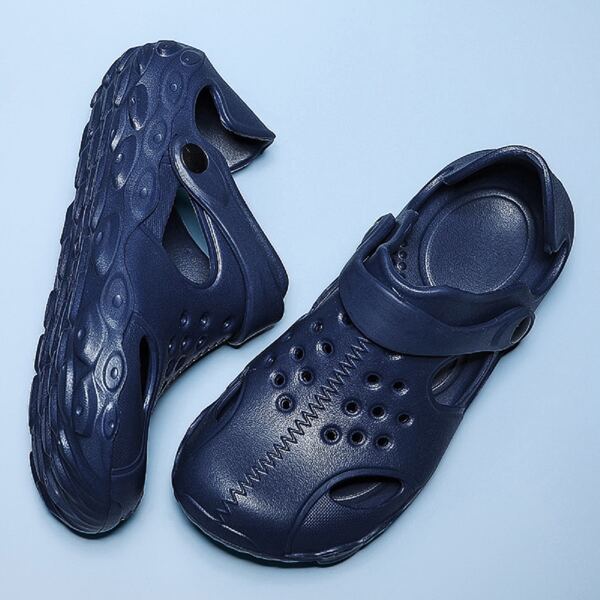 

Men Cut Out Vented Clogs, Blue