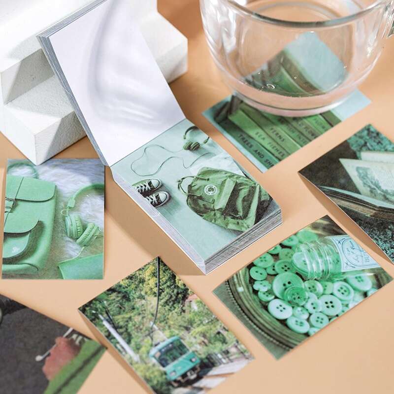 

1pack Plants Memo Paper, Multicolor
