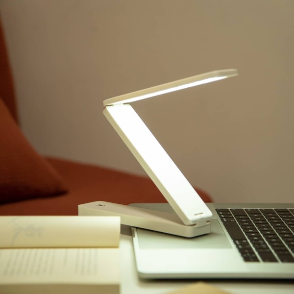 

1pc Foldable LED Table Lamp, White