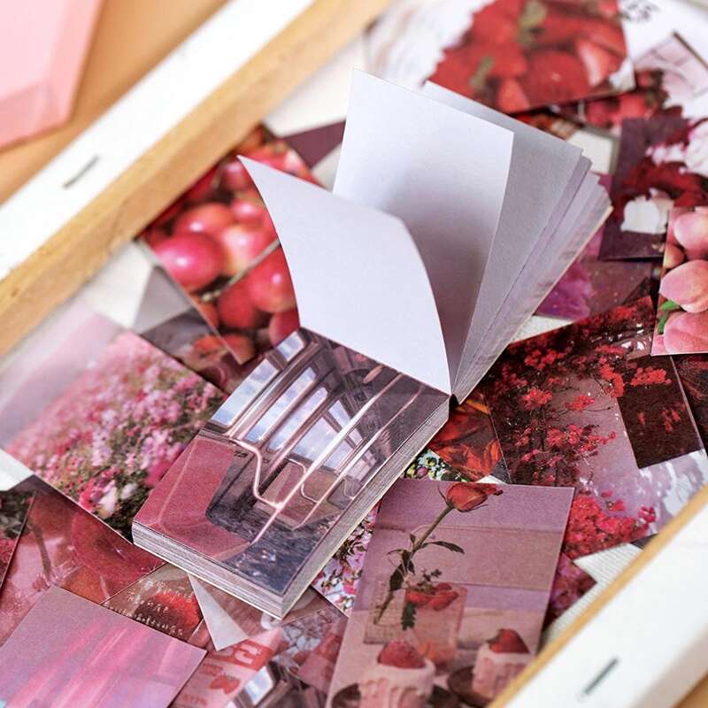 

1pack Floral & Fruit Memo Paper, Multicolor