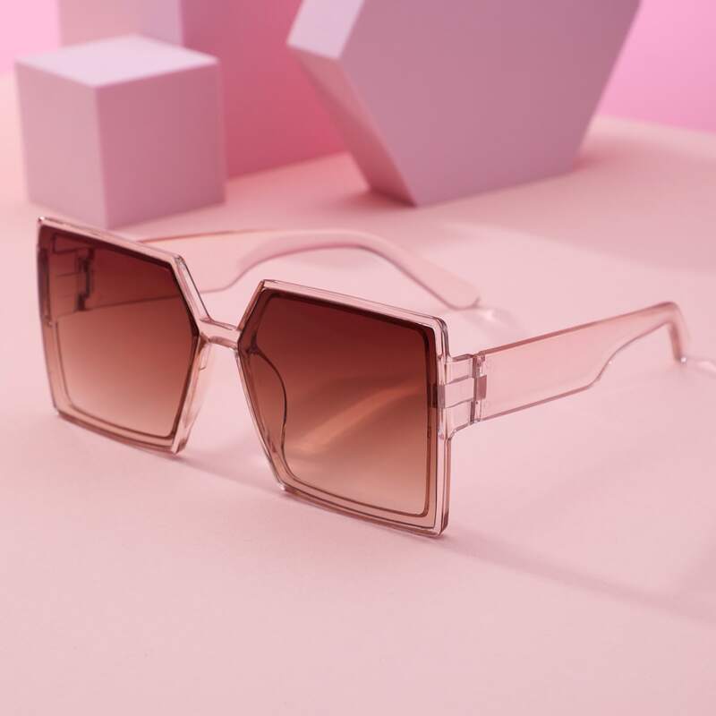 

Square Frame Sunglasses, Brown