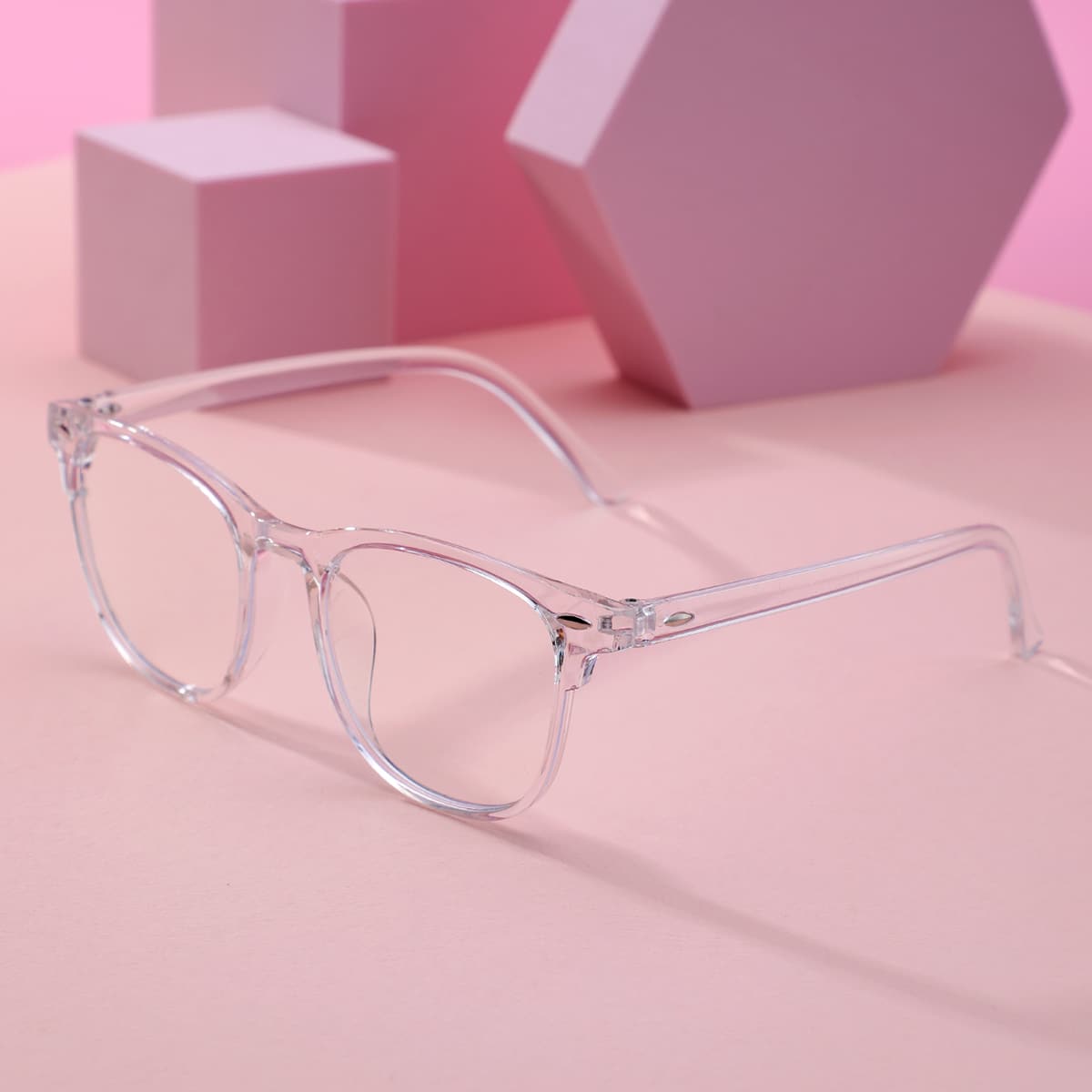 

Square Clear Frame Glasses