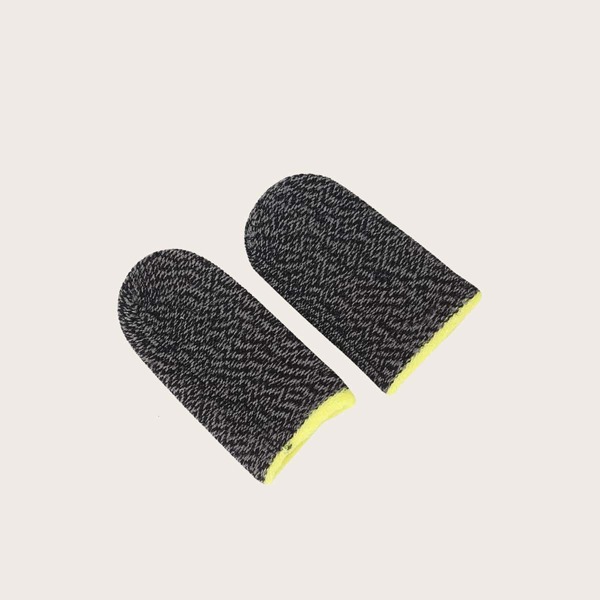 

1pair Anti-sweat Gaming Finger Sleeve, Multicolor