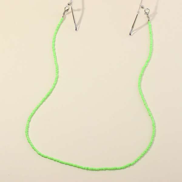 

Girls Beaded Glasses Chain, Green