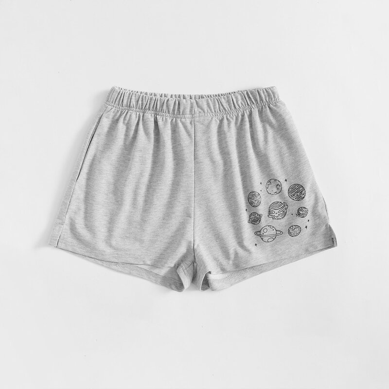 

Planet Graphic Shorts, Light grey