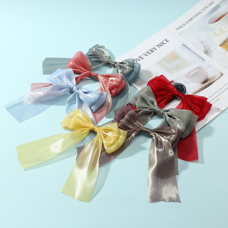 

5pcs Random Bow Hair Clip, Multicolor