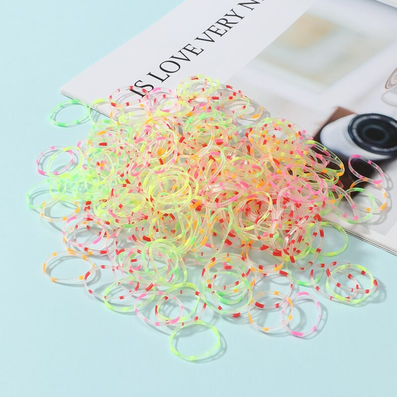 

1000pcs Random Mini Hair Tie, Multicolor