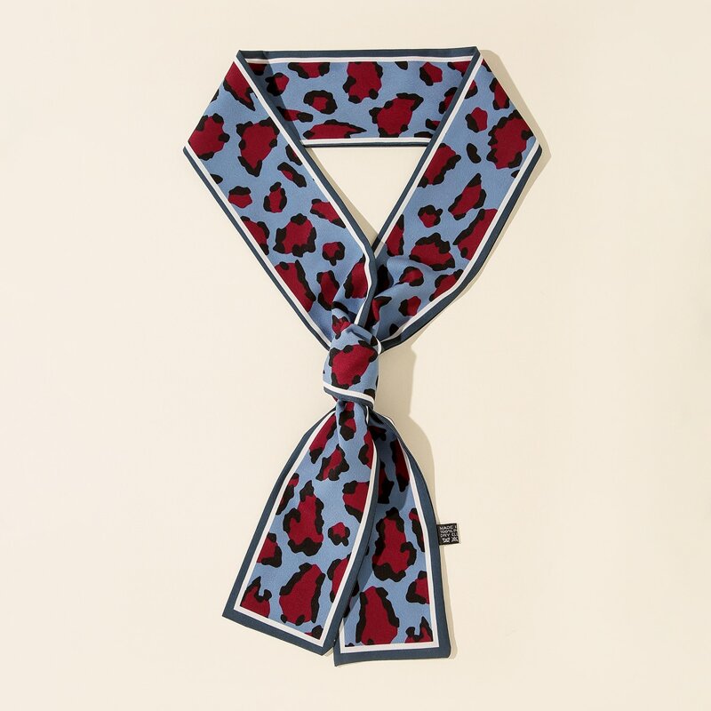 

Leopard Hair Band, Dusty blue