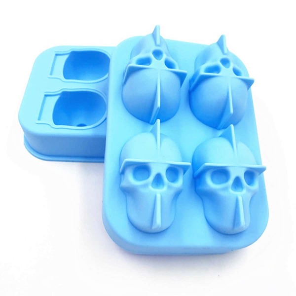 

1pc Skull Ice Mold, Blue