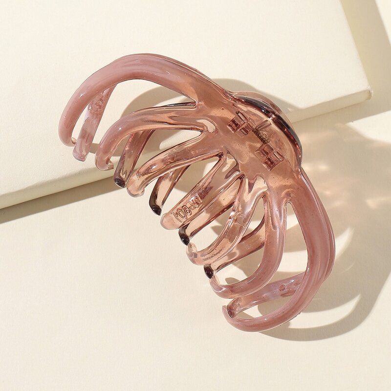 

1pc Simple Hair Claw, Dusty pink