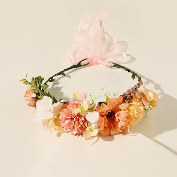 

1pc Hair Wreath, Multicolor