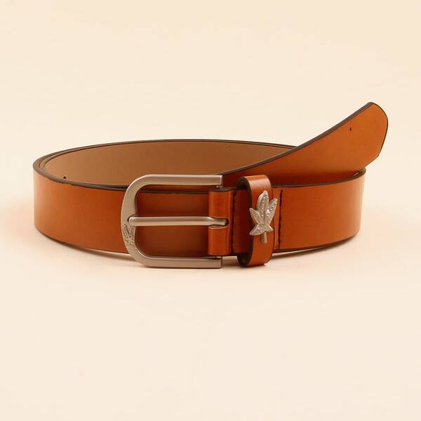 

Metal Buckle Belt, Brown