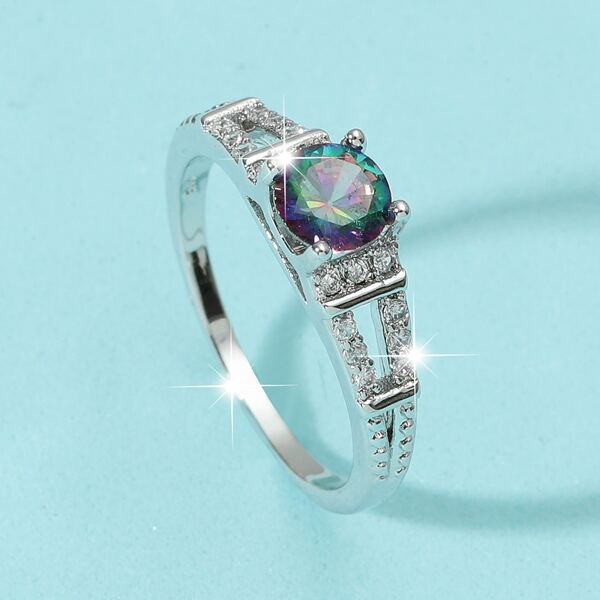 

Zircon Decor Ring, Multicolor