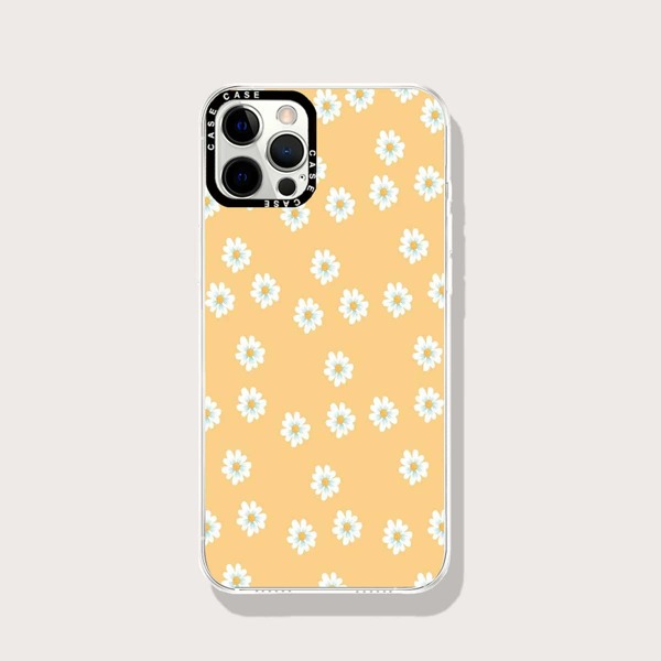 

Flower Pattern Phone Case, Yellow